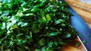 Соус к мясу из кинзы