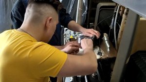 Замена линз на режущей головке