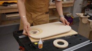 Изготовление фанерного откидного столика