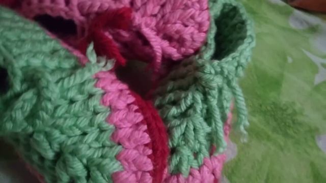 💖Тапочки, вязаные крючком. Обзор🌟🌟🌟 смотреть онлайн