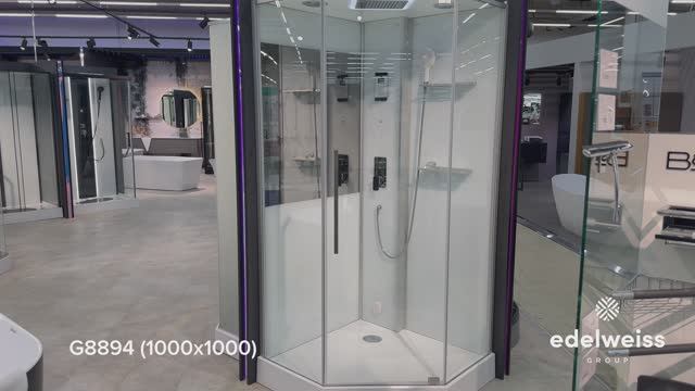 Душевая кабина Black  White G8895