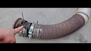 Даф 105 глушитель прогорел. DAF 105 ремонт гофры