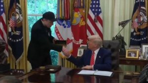 Трамп подарил Маску «золотой ключ от Белого дома» за его работу