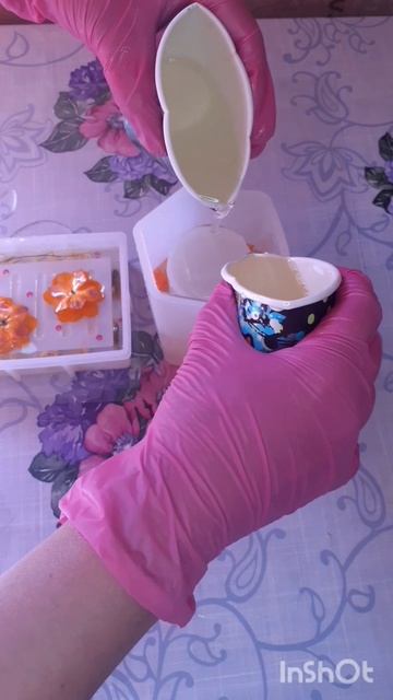 Комплект: мыльница и стаканчик😍 #своимируками #эпокс? смотреть онлайн