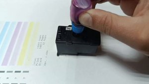 Восстановление черной печатающей головки Canon G3411