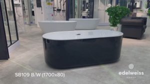 Акриловая ванна Black & White SB109