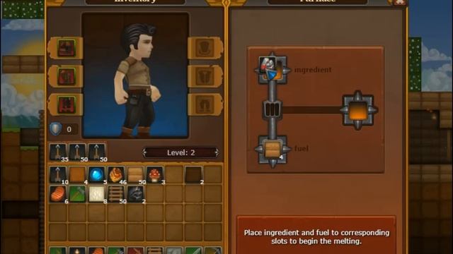 Прохождение онлайн игры "Орион"  №3 Железная броня и пещеры!