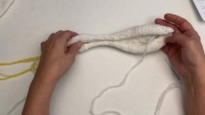 🦤Вязаная игрушка "Сонный Гусь". Спицами. ENG.Description Сайт