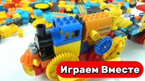 Развивавший конструктор 🚜 Строим комбайн своими руками — учимся делать сельхозтехнику для детей