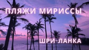 Обзор пляжей в Мириссе | Шри-Ланка