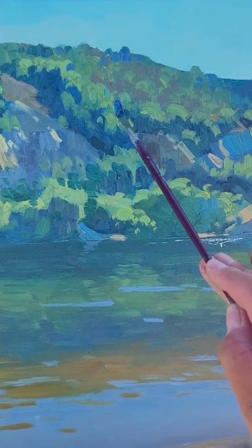 Этюды на волге#art #drawing #искусство #artist #painting #oilpainting #mountai смотреть онлайн