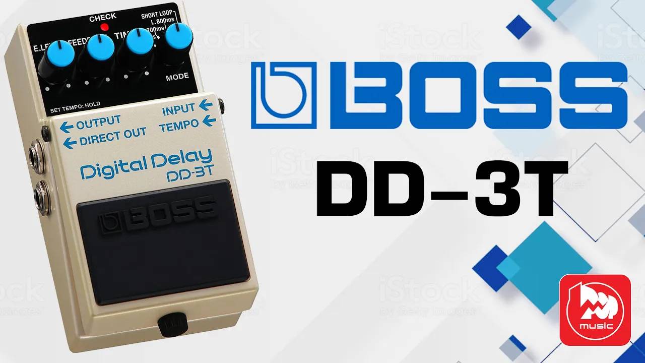 Гитарная педаль BOSS DD 3T (легендарный дилей теперь с Tap Tempo)