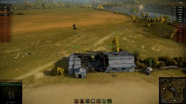 World of Tanks - T18 - 8 фрагов, м. Колобанова, Воин и Захватчик