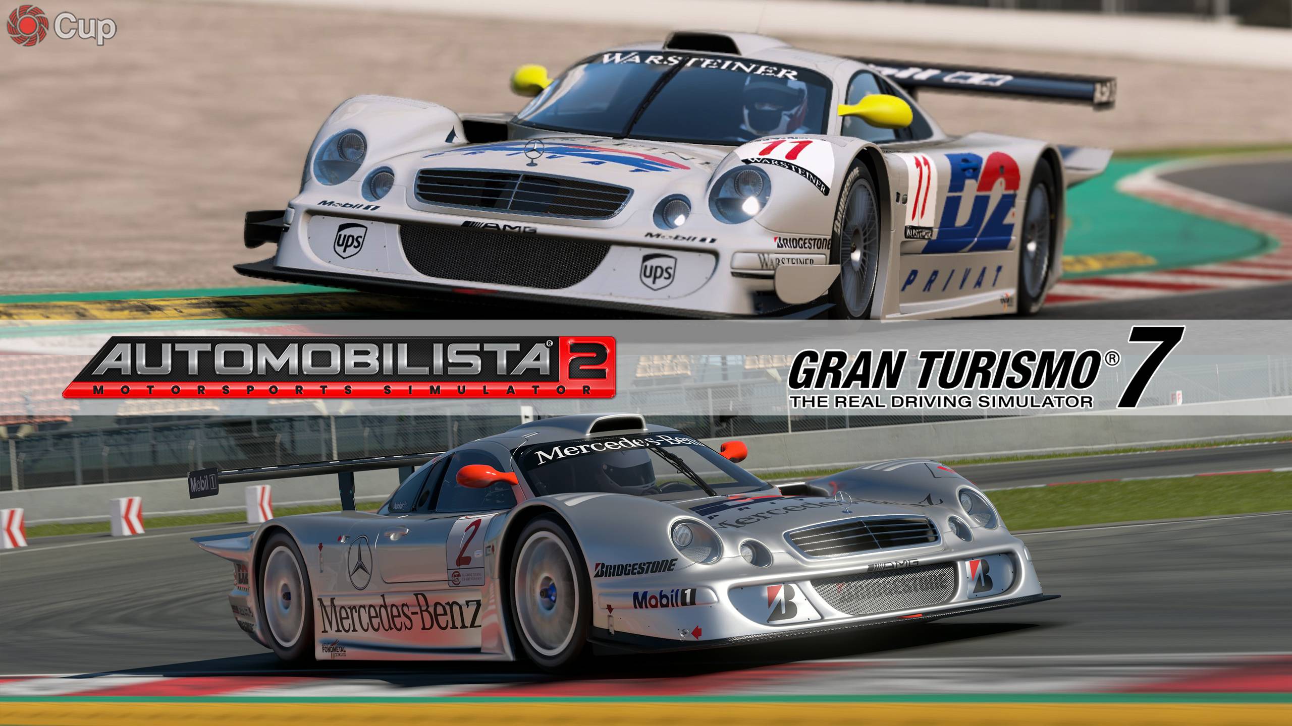 Сравниваем ощущения GT7 и Automobilista 2 на CLK GTR GT1
