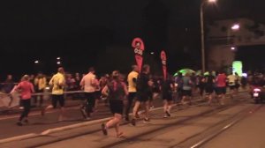 Ночной марафон в Праге по городским дорогам / Prague marathon