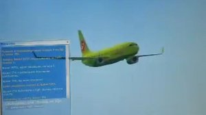Ельцовка - Толмачево (Flight simulator X) на Boeing 737-800.