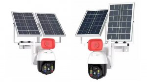 Уличная 4G камера Link Solar SE902-4MP-4G с двойной солнечной батареей и сиреной