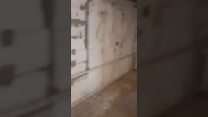 Демонтаж пола -ДВП и ДСП , шлифовка балок и покраска #де