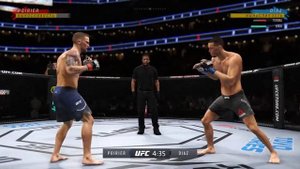 Дастин Порье vs Нейт Диаз Бой UFC 4 ИИ против ИИ PS5