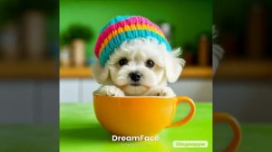 кофейный щеночек