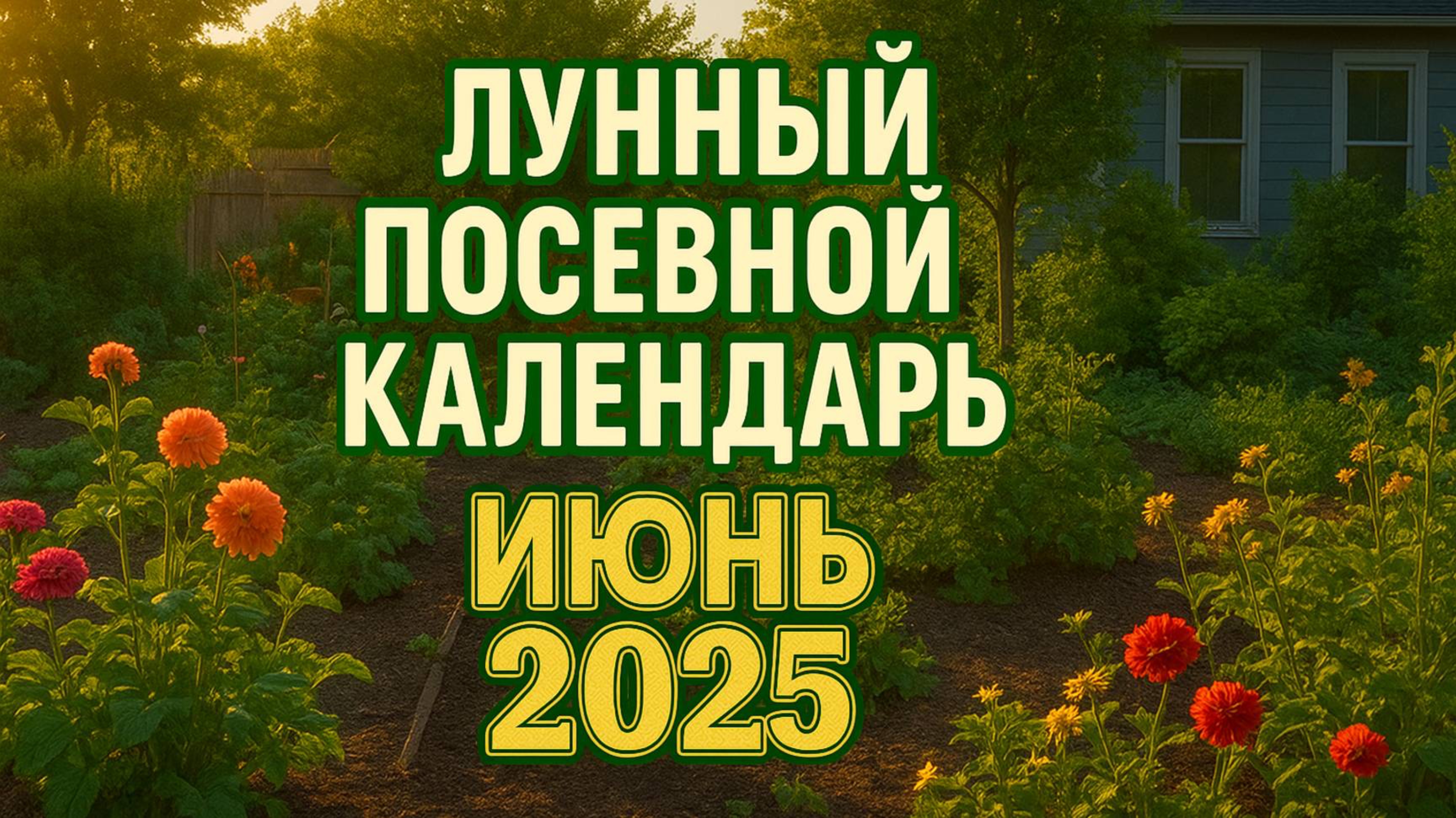 Лунный посевной календарь на июнь 2025 🌙 Благоприятные дни для посадок и ухода за растениями🌷