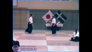 59 Aikido Ai Hanmi Iriminage Omote Nishio Sensei Uppsala 1995