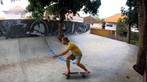 Сёрф-скейт на Бали / Интересная Тренировка в пуле