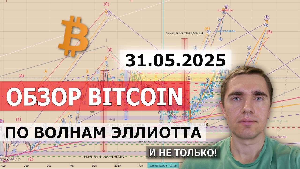31.05.2025. Обзор Bitcoin по волнам Эллиотта