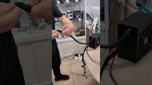 Проверка работы вентиляторов перед сборкой