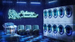 Rainy Night at the Laundromat | Rain Sounds for Sleeping & Washer White Noise