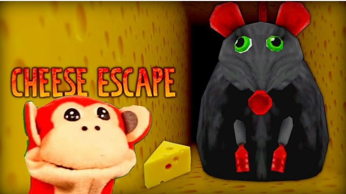 Крыса итальянский мем тун тун саур, бомбардиро крокодило и другие собирают сыр с препятствиями