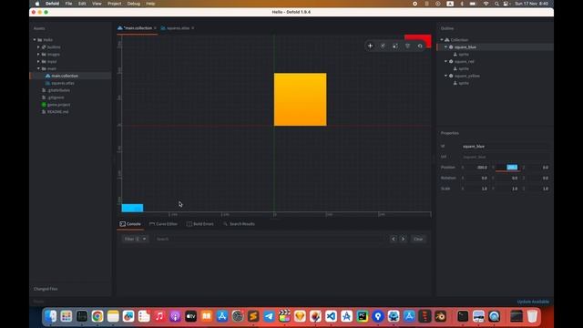 УРОК 3. Основные структурные элементы Defold. Обзор редак?
