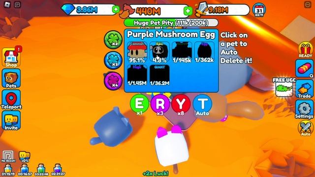 ЭТО САМЫЙ ОГРОМНЫЙ ЛАКИ БЛОК В РОБЛОКС!!! | Lucky Block Legends ROB смотреть онлайн