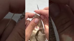 Закрываем петли по схеме резинки.