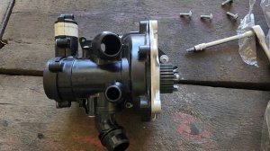 Skoda Octavia A7 1.8 TSI EA888 // проблема з термостатом-помпою, замі