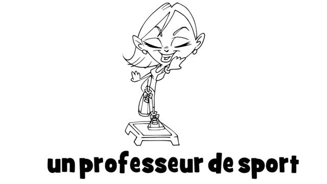 урок французского языка # un professeur de sport смотреть онлайн