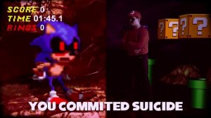 Крипипаста Рэп-Баттл - Соник.EXE против МАРИО 2 / MARIO vs Sonic.