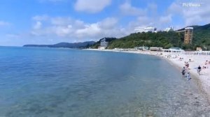 Небуг Туапсинский район сегодня 31 мая 2025. Обстановка на пляже, море и погода