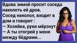 Как Сосед Вдове Дрова Колол! Сборник Свежих Анекдотов! Юмор! Позитив!