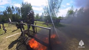 Как определяли сильнейших газодымозащитников Смоленской области