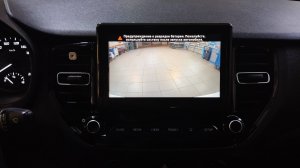 Камера заднего вида HYUNDAI SOLARIS  установка. Оригинальный монитор.