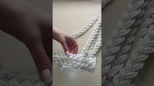 Оригинальная ваза из бельевой веревки/Original vase made from clot
