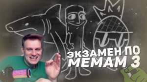 ЭКЗАМЕН ПО МЕМАМ 3 — Евгеха