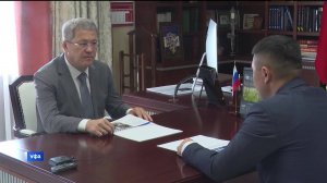 В Уфе Радий Хабиров встретился с председателем регионального отделения Ассоциации ветеранов СВО