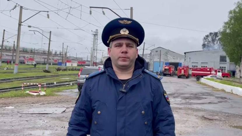 Тайшетская прокуратура начала проверку пожара в локомотивном депо