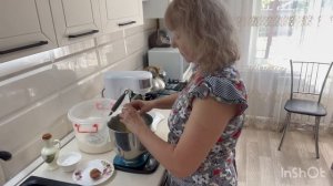 Оладушки печем //🌞замешиваем тесто на вареники:/🤗обзор бани//🤭
