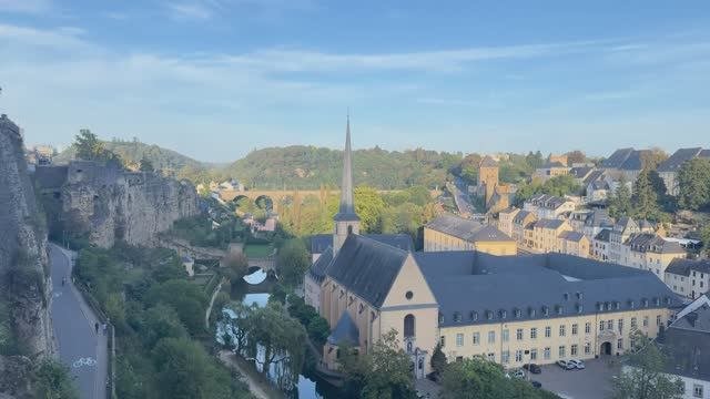 🇱🇺 Люксембург - пешеходная прогулка, весна 2025