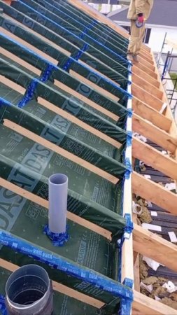 🧐🧐🧐Монтаж адаптивной пароизоляции
