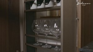 Скрытое хранение для кухни. Пример эстетики и технологичности скрытого хранения кухни Leicht.