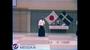 21 Aikido Ryotedori Udekimenage Nishio Sensei Uppsala 1995